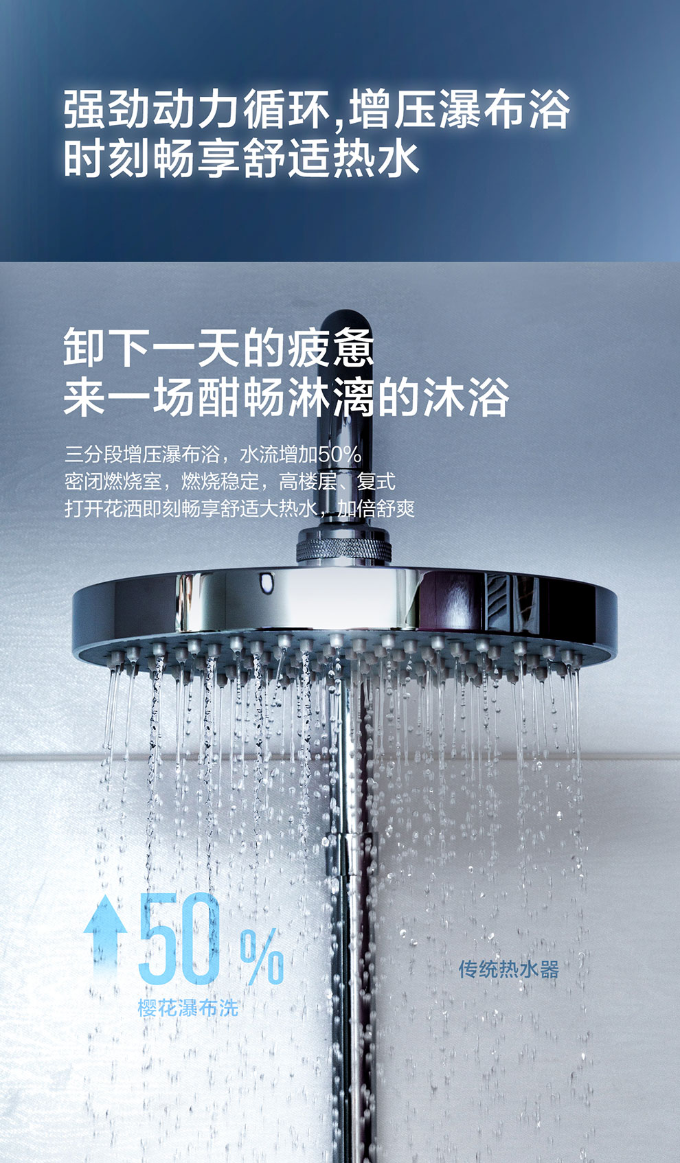 樱花燃气热水器 - 零冷水